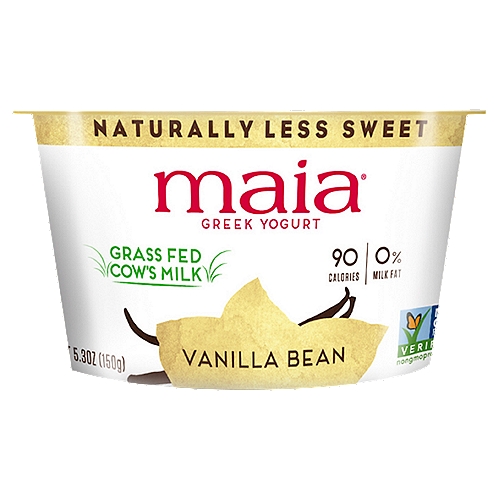 maia Vanilla Bean Greek Yogurt, 5.3 oz