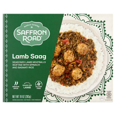 Saffron Road Lamb Saag, 10 oz