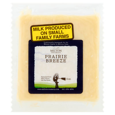 Milton Creamery Prairie Breeze Cheese, 6 oz