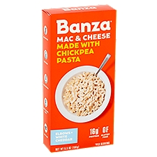 Banza Elbows + White Cheddar, Mac & Cheese, 5.5 Ounce
