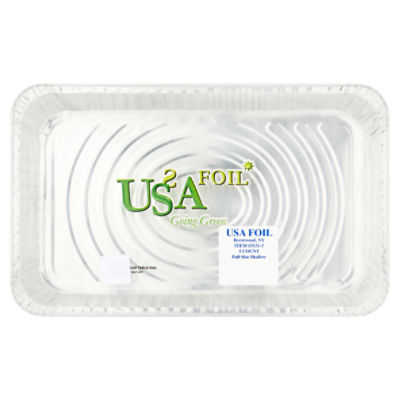 USA Foil Full Size Shallow Table Pan, 5 count