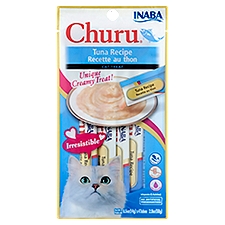 Inaba Churu Tuna Recipe Cat Treat, 0.5 oz, 4 count, 2 Ounce