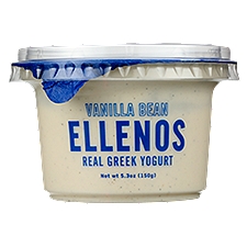 Ellenos Vanilla Bean Real Greek Yogurt, 5.3 oz