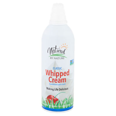 Natural BY NATURE Classic Whipped Cream, 7 oz