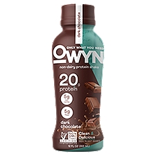OWYN Dark Chocolate Non Dairy, Protein Shake, 12 Fluid ounce