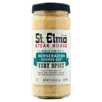 St. Elmo Steak House Coarse-Cut Horseradish, 7.5 fl oz