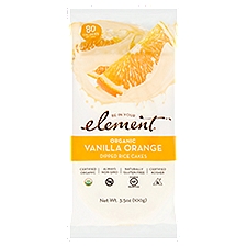 Be In Your Element Organic Vanilla Orange, Dipped Rice Cakes, 3.5 Ounce