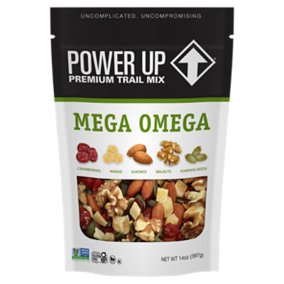 Power Up Mega Omega Premium Trail Mix, 14 oz