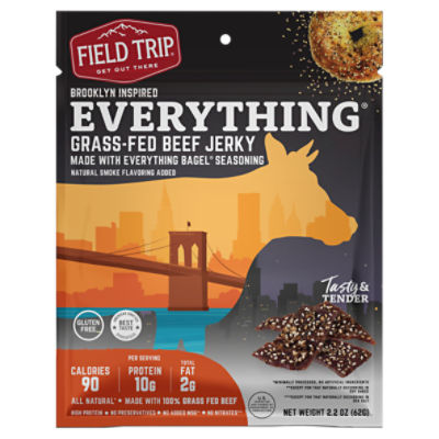 Field Trip Everything Bagel Grass-Fed Beef Jerky, 2.2 oz
