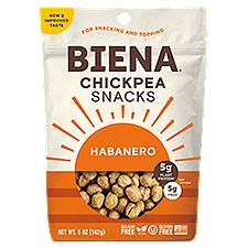 Biena Habanero, Chickpea Snacks, 5 Ounce