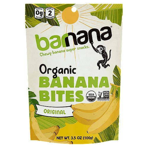 Barnana Original Organic Banana Bites, 3.5 oz