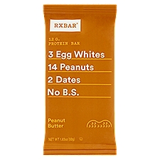 Rxbar Peanut Butter, Protein Bar, 1.83 Ounce