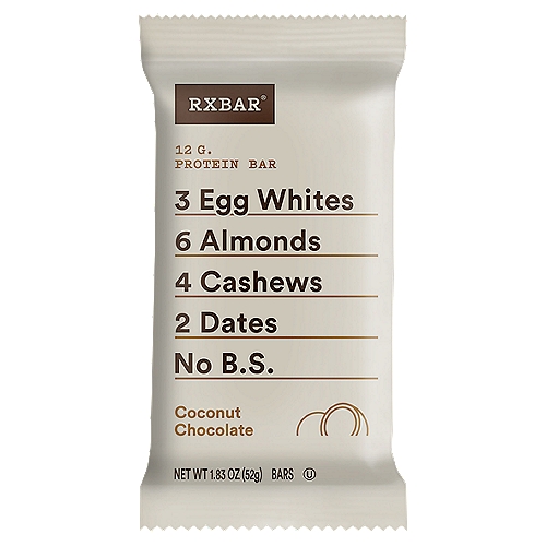 Rxbar Coconut Chocolate Protein Bar, 1.83 oz