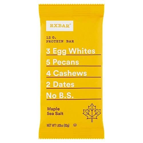 Rxbar Maple Sea Salt Protein Bar, 1.83 oz