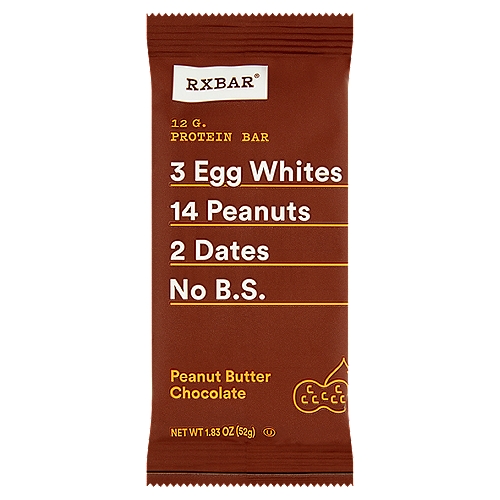 Rxbar Peanut Butter Chocolate Protein Bar, 1.83 oz