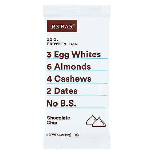 Rxbar Chocolate Chip Protein Bar, 1.83 oz