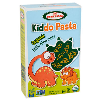 Helios Kiddo Pasta Organic Little Dinosaurs Pasta, 16 oz