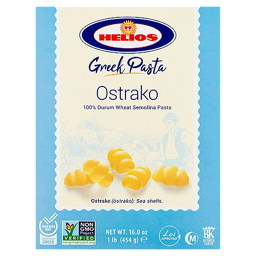 Helios Ostrako Greek Pasta, 16 oz