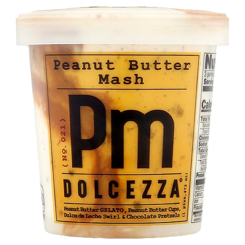 Dolcezza No. 021 Peanut Butter Mash Gelato, 1 pint