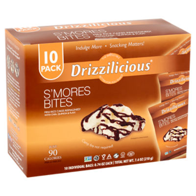 Drizzilicious S'mores Bites, 0.74 oz, 10 count