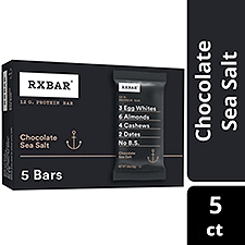 RXBAR Chocolate Sea Salt Protein Bars, 9.15 oz, 5 Count