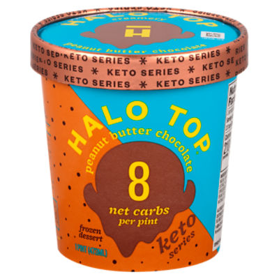 Halo Top Peanut Butter Chocolate, Frozen Dessert
