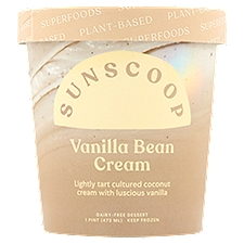 Sunscoop Vanilla Bean Cream Dairy-Free Dessert, 1 pint