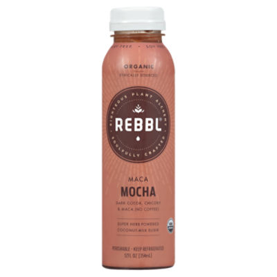 REBBL Organic Maca Mocha Balancing Elixir, 12 fl oz