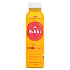 REBBL Organic Turmeric Golden-Milk, Revitalizing Elixir, 12 Ounce