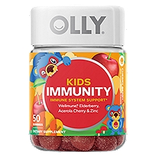 Olly Kids Immunity Cherry Berry Dietary Supplement, 50 count