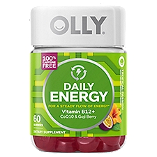 Olly Dietary Supplement, Tropical Passion Daily Energy, 60 Each