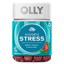 Olly Berry Verbena Goodbye Stress Dietary Supplement, 42 count, 42 Each