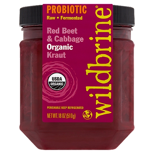 Wildbrine Probiotic Red Beet & Cabbage Organic Kraut, 18 oz
Fermentation Is Wild® wildbrine.com