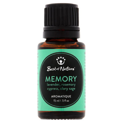 Best of Nature Memory Lavender, Rosemary, Cypress, Clary Sage Aromatique Oil, .5 fl oz