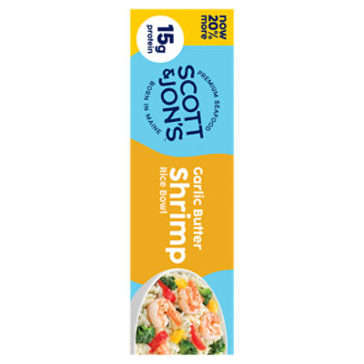 Scott & Jon's Garlic Butter Shrimp Rice Bowl, 9.6 oz
