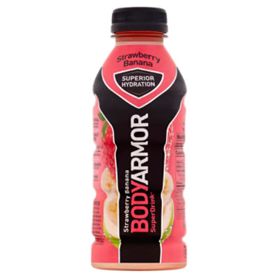 BODYARMOR Sports Drink, Strawberry Banana 16 fl oz, 16 Fluid ounce