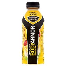 BodyArmor SuperDrink Tropical Punch, Sports Drink, 16 Fluid ounce