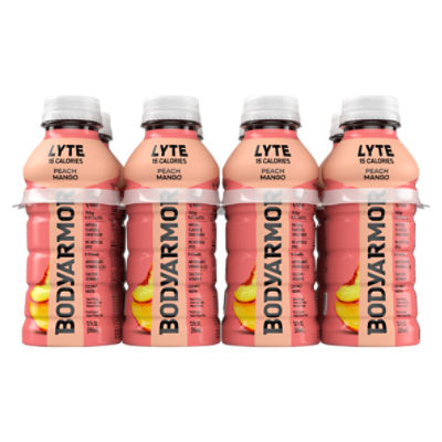 BodyArmor Lyte SuperDrink Peach Mango Sports Drink, 12 fl oz, 8 count