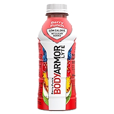 BodyArmor Lyte Berry Punch, Sports Drink, 16 Fluid ounce