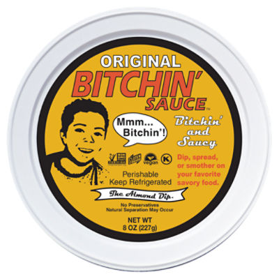 Bitchin' Sauce® Original - The Almond Dip, 8 Ounce