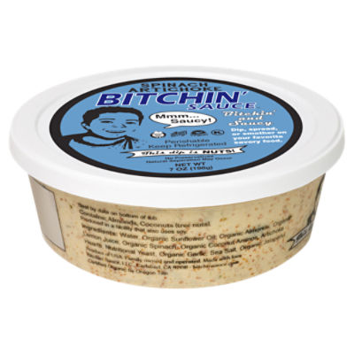Bitchin' Sauce® Spinach Artichoke - The Almond Dip