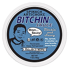 Bitchin' Sauce Spinach Artichoke Sauce, 7 oz