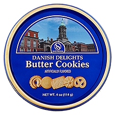 Sherwood Danish Delights Butter Cookies, 4 oz, 4 Ounce