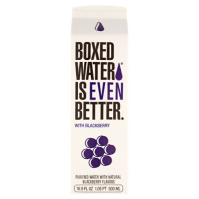 Boxed Water Is Even Better Purified Water with Blackberry, 16.9 fl oz