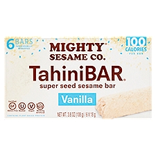 Mighty Sesame Co. TahiniBar Vanilla Super Seed Sesame Bar, 6 count, 3.8 oz