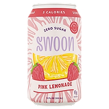 Swoon Zero Sugar, Pink Lemonade, 12 Fluid ounce