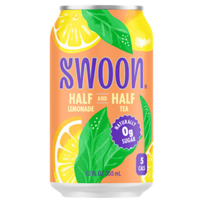 Swoon Zero Sugar Half Iced Tea + Half Lemonade, 12 fl oz