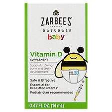 Zarbee's Naturals Supplement Baby Vitamin D, 0.5 Fluid ounce