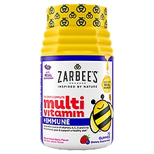 Zarbee's Natural Mixed Berry Flavor Children's Complete Multivitamin + Immune Gummies, 70 ct