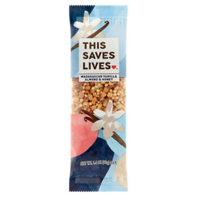 This Saves Lives Madagascar Vanilla Almond & Honey Bar, 1.4 oz